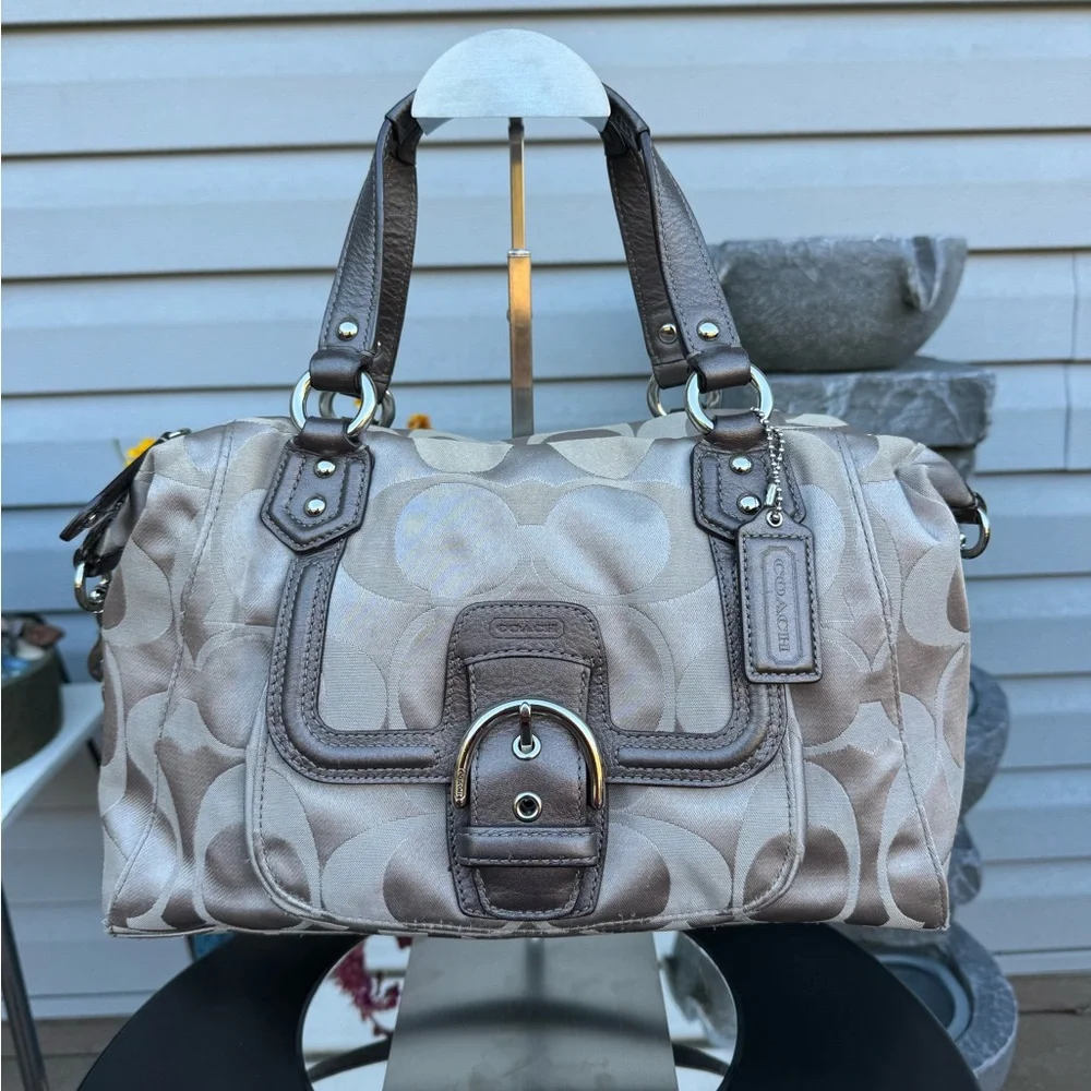 Coach Campbell Signature Satchel
